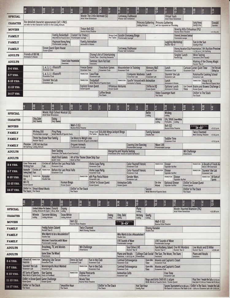 Disney Cruise Navigat#2690A