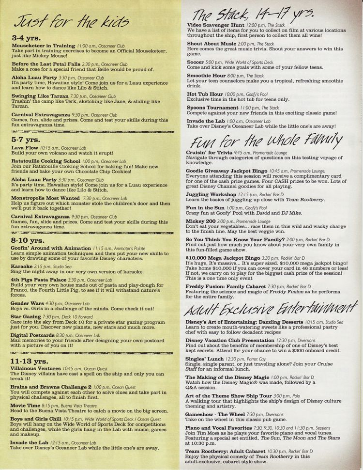 Disney Cruise Navigat#2690B