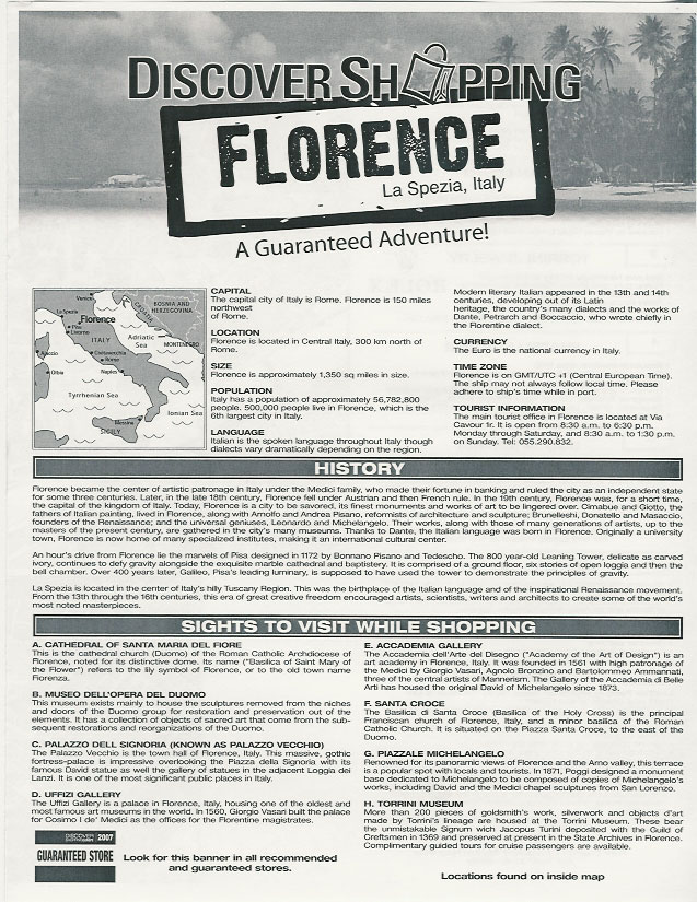 Florence  SG, p 1