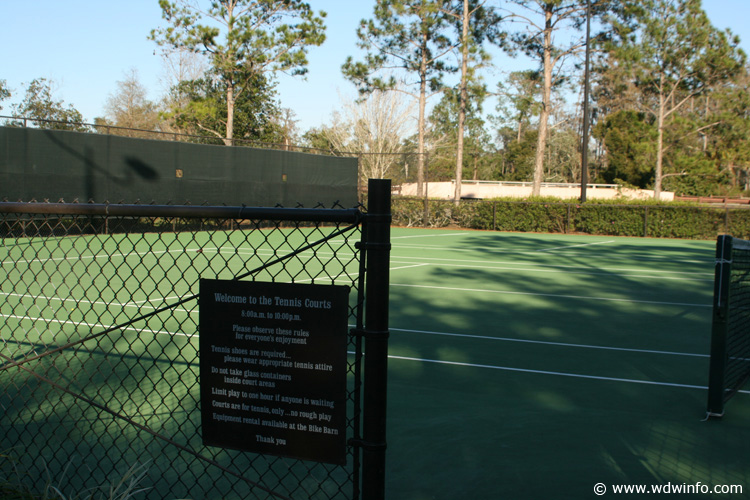 Tennis courts