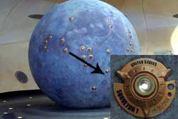 model of our moon - United States Surveyor 1 - 05/30/1966