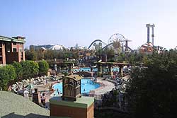 Disneyland Grand Californian Adventure view