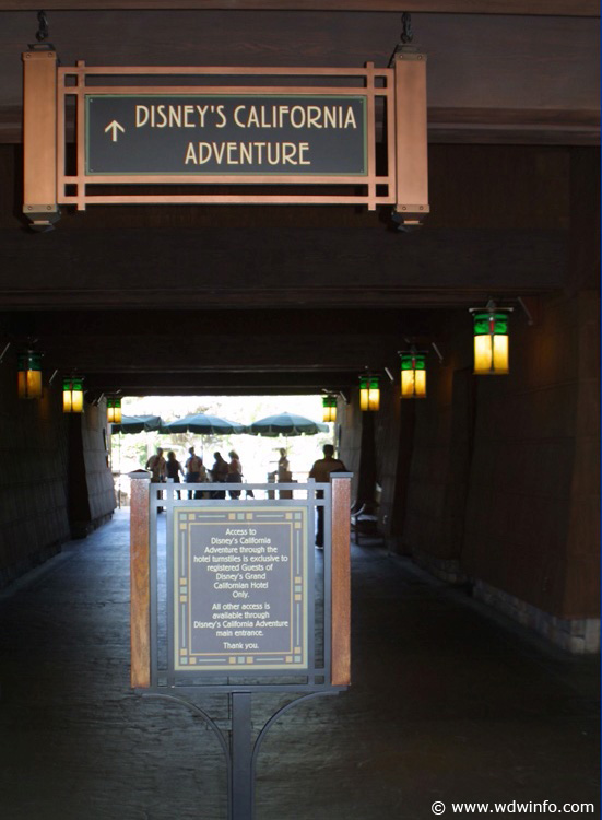 Walkway to California Adventure