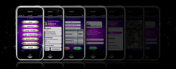 eticket iphone app screenshot graphic
