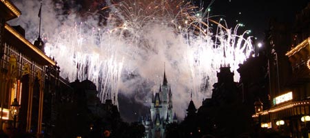 WISHES nighttime spectacular 