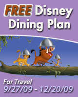 disneyworld free dinig