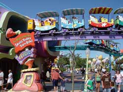 Seuss Landing High in the Sky Trolley Train Ride