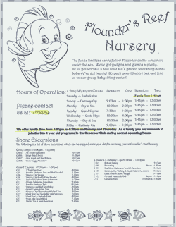 Disney Cruise Line Flounder's Reef Nursery