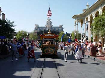disney horse trolley
