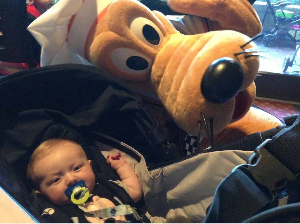 Fun with Pluto at Goofy's Kitchen