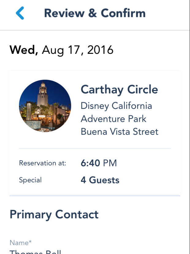 DLdiningAPP02 – WDWINFO.COM Disneyland app now allows dining reservations DLdiningAPP02 DLdiningAPP02