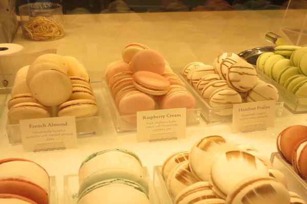 This is just a sampling of macarons available at Kayla's Cakes in Downtown Disney.