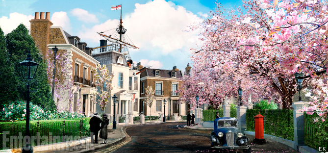 Cherry tree Lane _spring_EK.JPG – WDWINFO.COM New Photos from ‘Mary Poppins Returns’ Released Cherry tree Lane _spring_EK.JPG Mary Poppins Return (2018) Concept art - Cherry tree Lane - spring ANY ADDITIONAL USAGE SHOULD BE CLEARED WITH DISNEY Mary Poppins Return (2018)
Concept art - Cherry tree Lane - spring
ANY ADDITIONAL USAGE SHOULD BE CLEARED WITH DISNEY