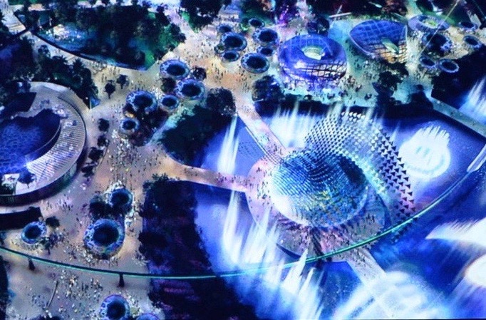 TOM FITZGERALD (WALT DISNEY IMAGINEERING), BOB CHAPEK (CHAIRMAN, DISNEY PARKS AND RESORTS) – WDWINFO.COM Blue Sky Concept Artwork for Future World Lacks Innoventions, MouseGear, and Starbucks TOM FITZGERALD (WALT DISNEY IMAGINEERING), BOB CHAPEK (CHAIRMAN, DISNEY PARKS AND RESORTS) TOM FITZGERALD (WALT DISNEY IMAGINEERING), BOB CHAPEK (CHAIRMAN, DISNEY PARKS AND RESORTS)