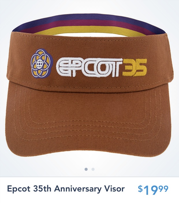 Epcot35 Visor – WDWINFO.COM Limited Selection of #Epcot35 Merchandise Available on Shop Disney Parks App Epcot35 Visor Epcot35 Visor
