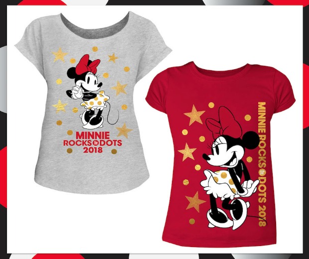 RocktheDots Tee Shirts – WDWINFO.COM New #RockTheDots Merchandise Is Here and It’s All About Minnie Mouse RocktheDots Tee Shirts RocktheDots Tee Shirts