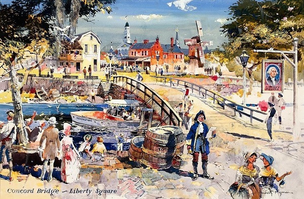 Liberty Square Concept Art 1 resized – WDWINFO.COM Connecting with Walt: Magic Kingdom’s Hall of Presidents Liberty Square Concept Art 1 resized Liberty Square Concept Art 1 resized