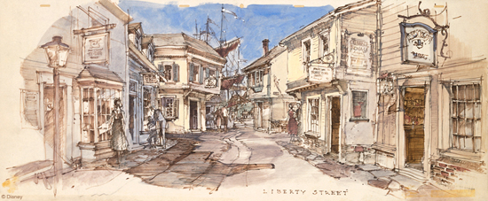 Liberty Street – WDWINFO.COM Connecting with Walt: Magic Kingdom’s Hall of Presidents Liberty Street Liberty Street