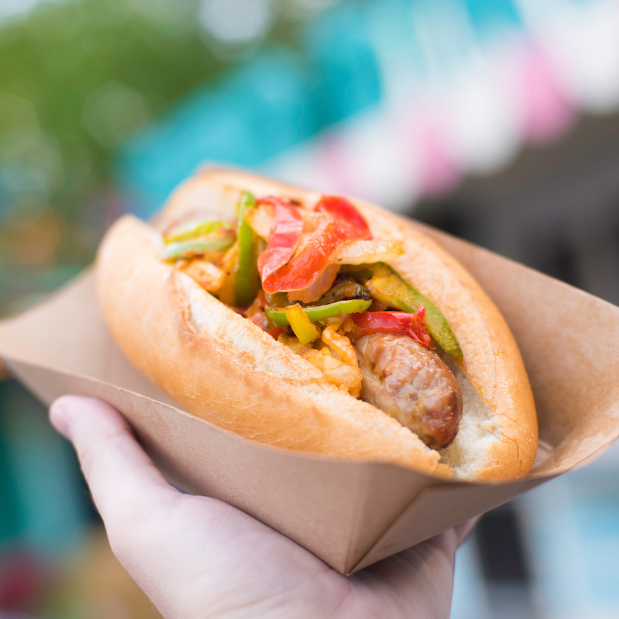 Sausage Hoagie Dino Diner – WDWINFO.COM Walt Disney World Best Bites for June 2018 Sausage Hoagie Dino Diner Sausage Hoagie Dino Diner