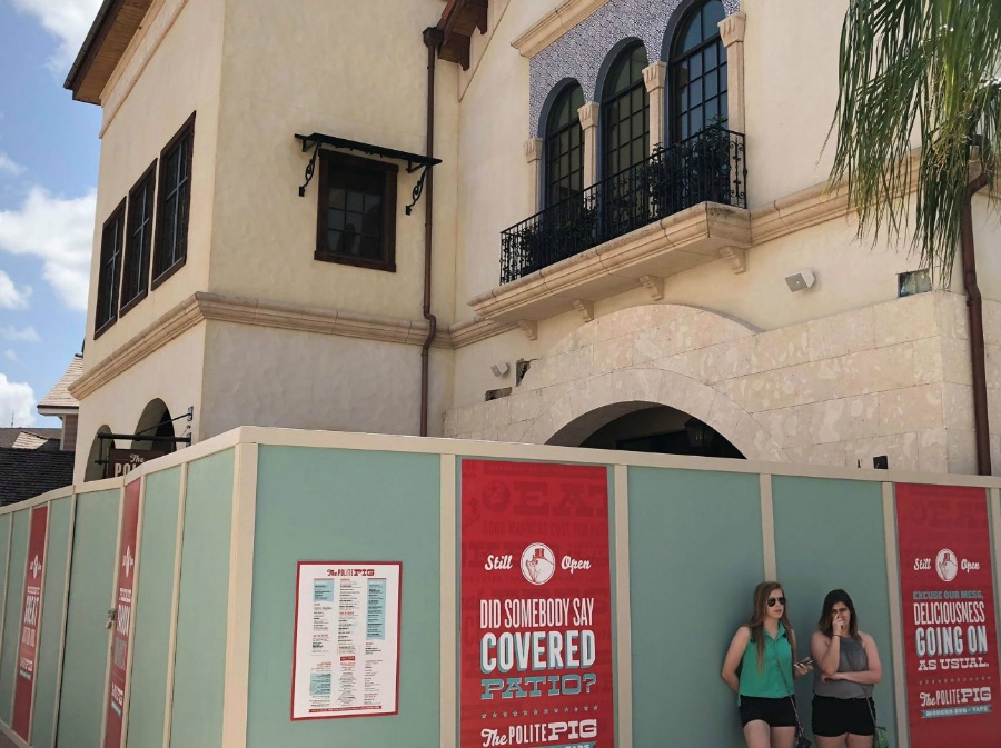 Polite Pig Covered Patio Construction