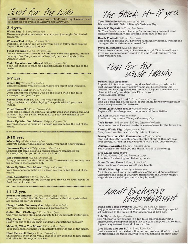 Disney Cruise Navigat#2691B