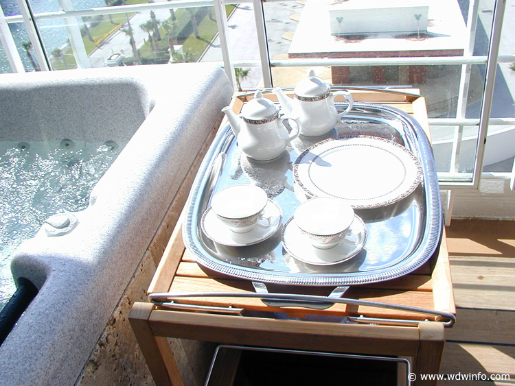 Vista-Spa-Couples Villa Tea cart