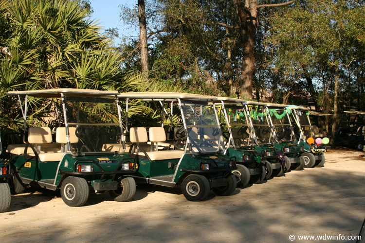 Golf Cart parking