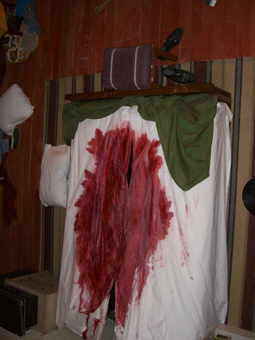 DSC01940 Bloody Bed on wall