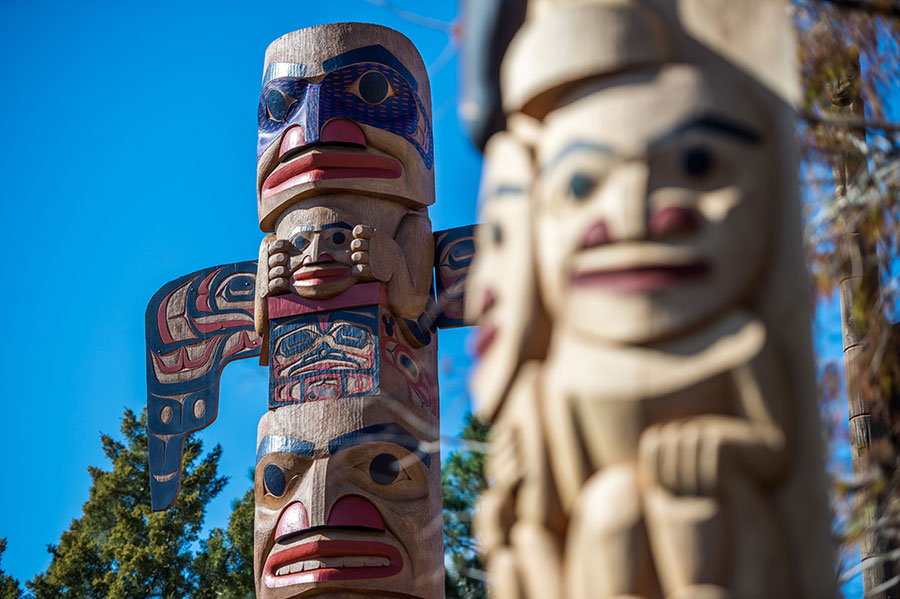 Canada Pavilion at Epcot Has Brand New Totem Poles sdjfn0990 sdjfn0990