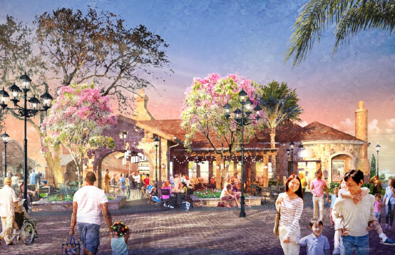 Restaurants to Look Forward to at Disney Springs Portobello-Rendering Portobello-Rendering
