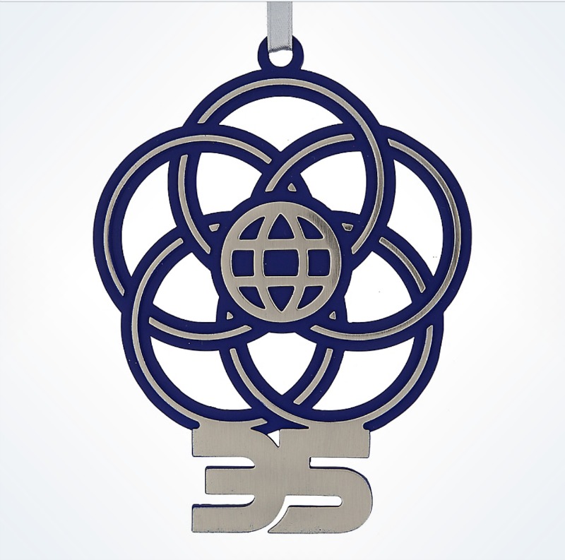 Limited Selection of #Epcot35 Merchandise Available on Shop Disney Parks App Epcot35 Ornament