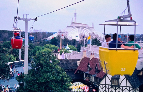 Connecting with Walt: Magic Kingdom’s Tomorrowland Skyway Skyway