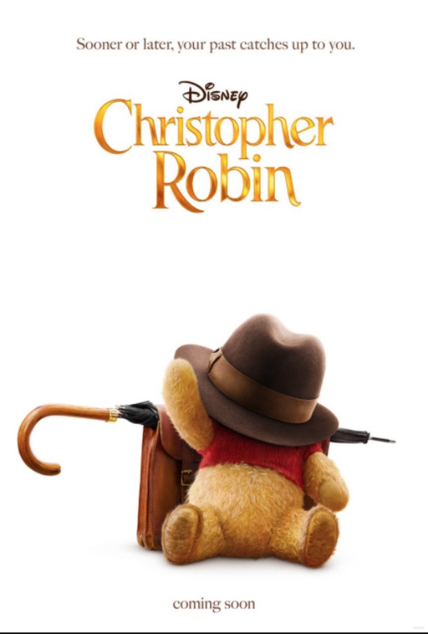 Walt Disney Studios Releases New Movie Poster for ‘Christopher Robin’; Trailer Coming Tomorrow Pooh Bear Christopher Robin first poster Pooh Bear Christopher Robin first poster