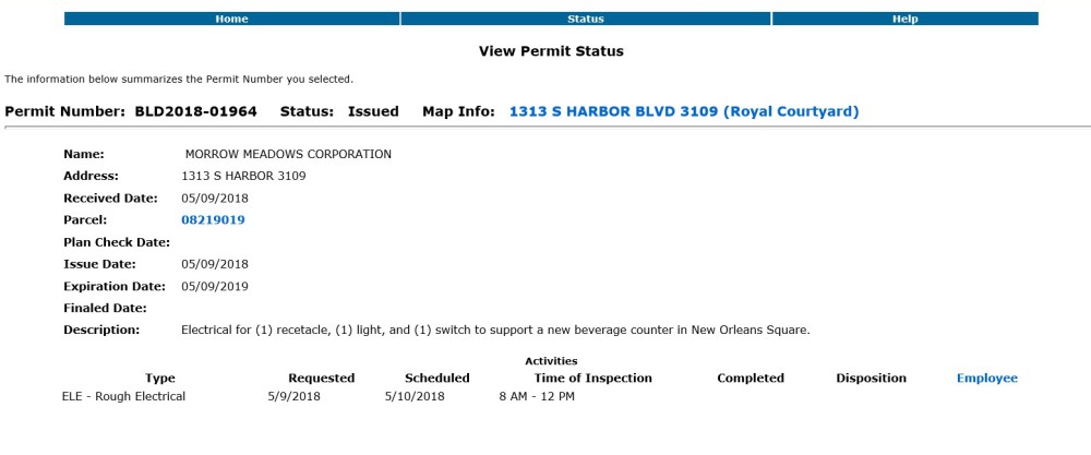 Disneyland Permit Filing Suggests New Beverage Counter in New Orleans Square RoyalCourtyardPermit01 RoyalCourtyardPermit01