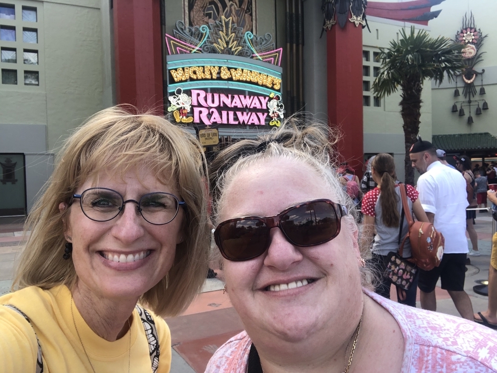Jackie and Deni Runaway Railway – WDWINFO.COM Nothing Can Stop Us Now: A Ride on Mickey and Minnie’s Runaway Railway Jackie and Deni Runaway Railway