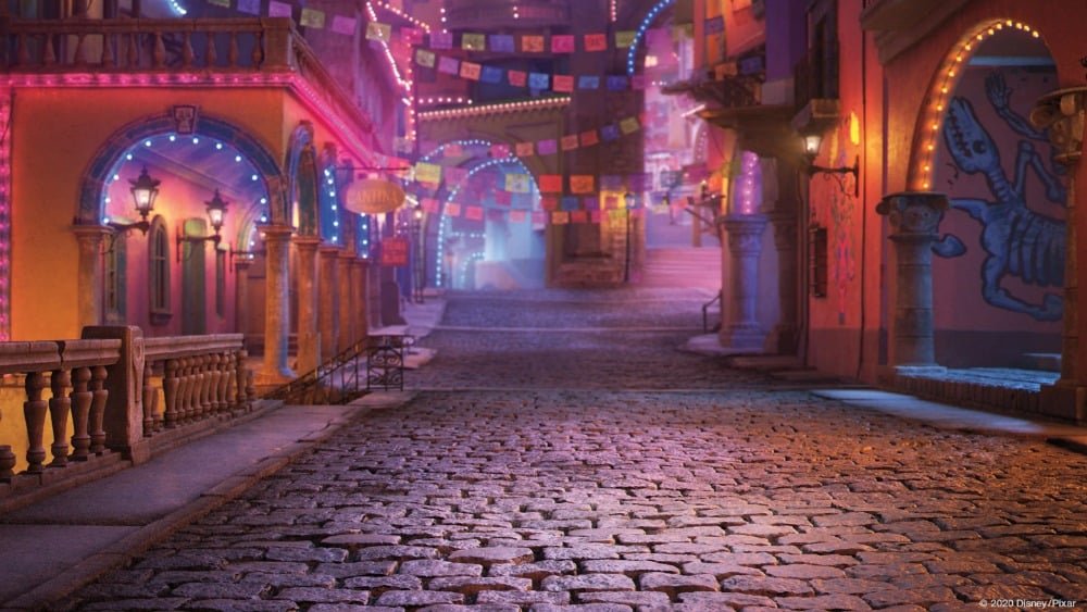 pixar-coco-virtual-background – WDWINFO.COM Add Some Virtual Magic to Your Zoom Calls with Scenes from Favorite Disney Films pixar-coco-virtual-background