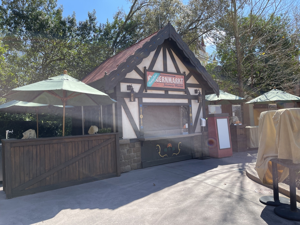 Bauernmarkt Outdoor Kitchen – WDWINFO.COM Let’s Take a Flower & Garden Festival Sneak Peek Tour of EPCOT! Bauernmarkt Outdoor Kitchen