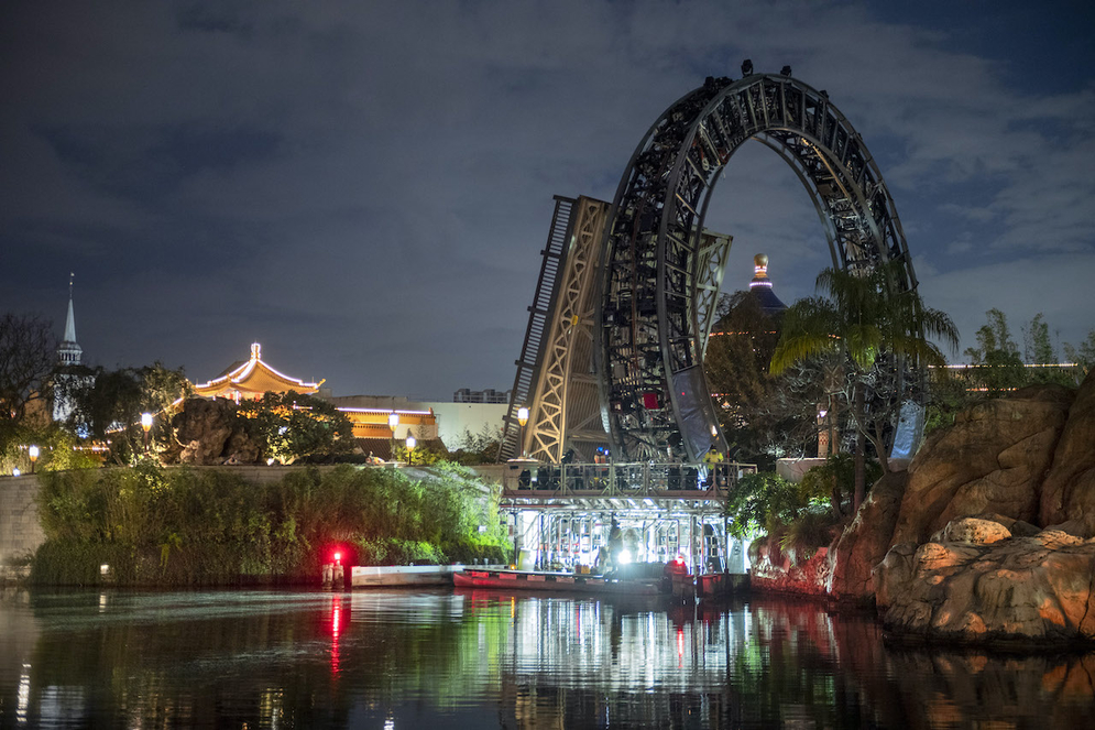 Harmonious drawbridge – WDWINFO.COM Large Harmonious Ring Structure Moved into EPCOT Lagoon Harmonious drawbridge