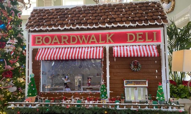 Here's a Look At The Gingerbread House At Disney's Boardwalk Inn Disney Information Station boardwalk-gingerbread