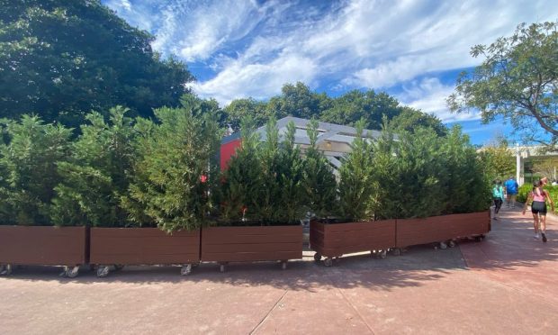 A Refreshment Area at EPCOT is Under Construction The DIS cool-wash