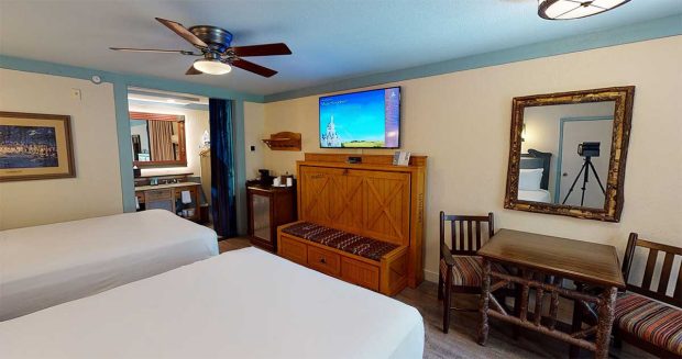 Virtual 3D Tour of a Standard Room at Disney’s Port Orleans Riverside