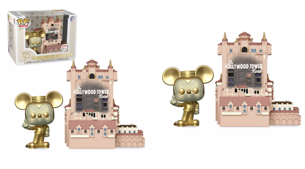 Funko Pop! Town Set: Hollywood Tower Hotel and Mickey Mouse Hollywood Tower Hotel and Mickey Mouse Funko Pop Town Set Walt Disney World 50th Anniversary 99 Now, you can add to your Town Set collection with the Hollywood Tower Hotel and Mickey Mouse Funko Pop! Town Set – Walt Disney World 50th Anniversary $39.99, number 31 in the Town Set Series.