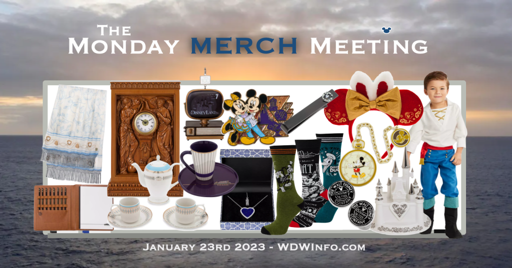 Monday Merch Meeting: Titanic 25th, Disney100, Castle Wedding Topper & More! Monday Merch Meeting
