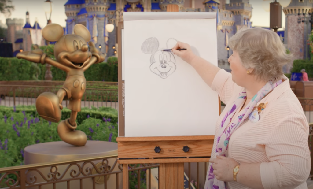 Sketching Mickey Mouse and Goofy with Stacia Martin Stacia Mickey Sketch Stacia Martin Stacia Martin