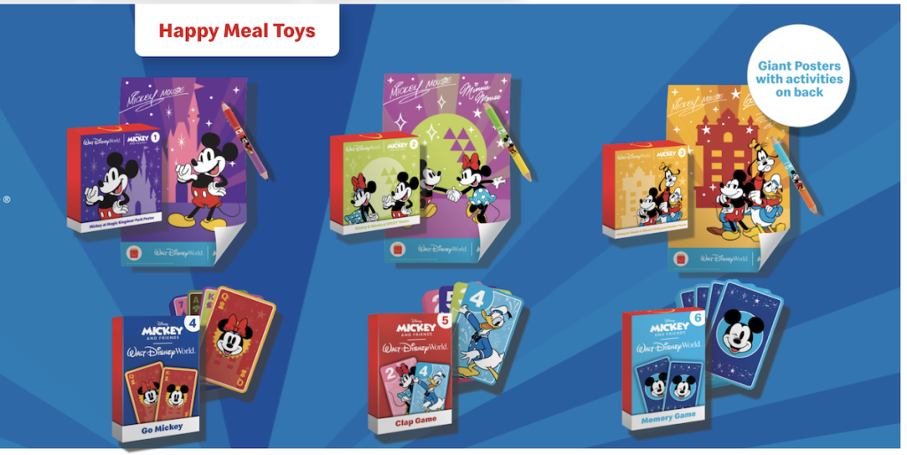 Walt Disney World x Happy Meal Toys Revealed Happy Meal Toys Happy Meal Toys Happy Meal Toys