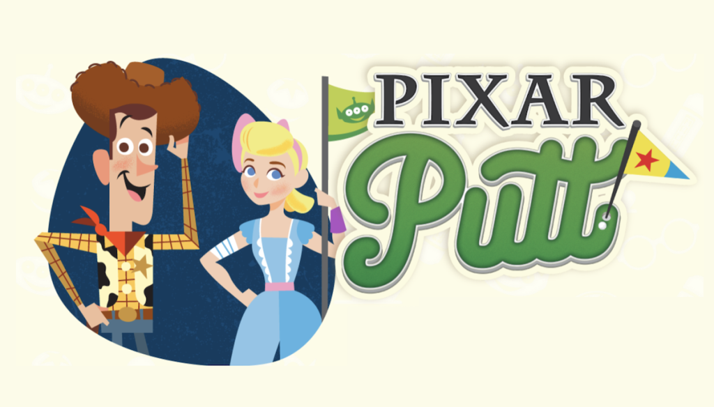 We tried the Pixar Putt Pop Mini Golf Experience! Pixar Putt Logo Pixar Putt Pixar Putt