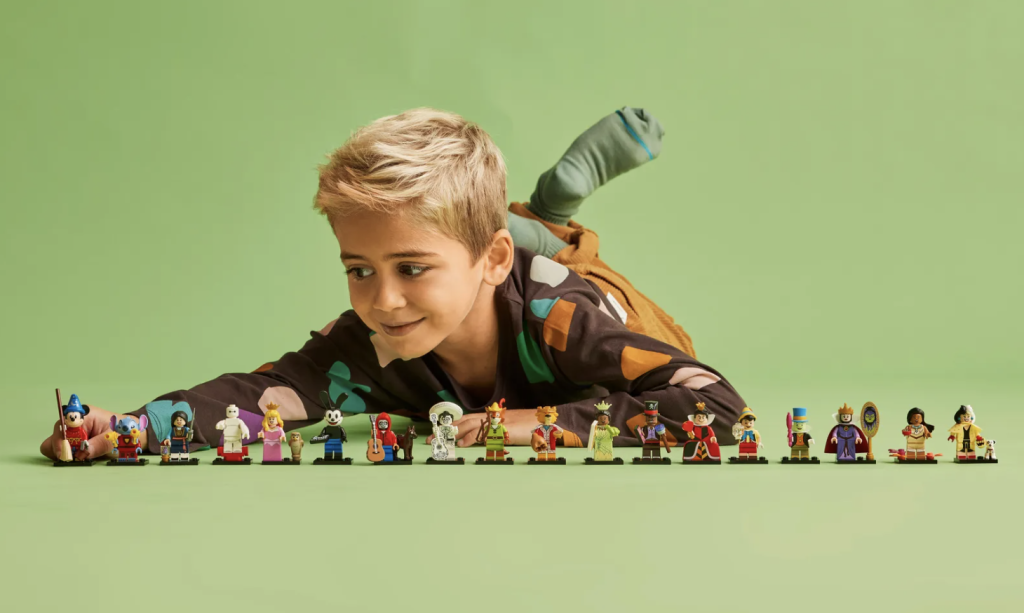 New Disney100 LEGO Minifigures Revealed + Up and Train Set Pricing!