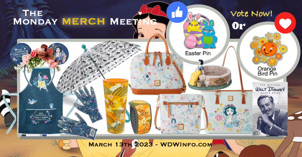 Monday Merch Meeting: EPCOT Flower & Garden Festival + Disney100 Monday Merch Meeting 13323