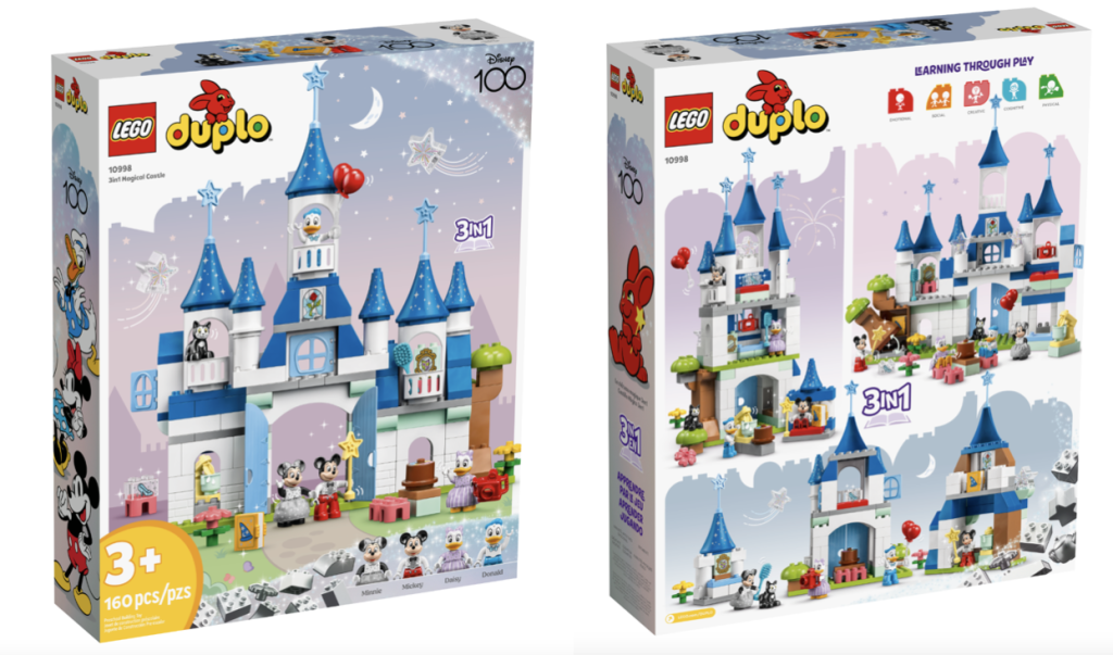 New Disney100 DUPLO LEGO 3-in-1 Magical Castle New Disney100 DUPLO LEGO 3-in-1 Magical Castle Header New Disney100 DUPLO LEGO 3-in-1 Magical Castle Header New Disney100 DUPLO LEGO 3-in-1 Magical Castle Header