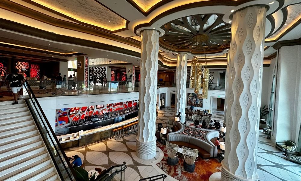 coronado-springs-wdw 1 | WDWINFO.COM Disney World Expands FREE Airport Luggage Transfer to 3 More Resorts! coronado-springs-wdw 1 Destino Tower Lobby at Coronado Springs Resort